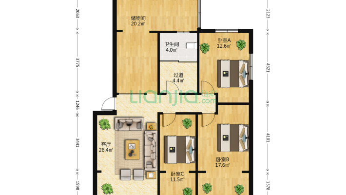 螺峰街126号二手房实景图