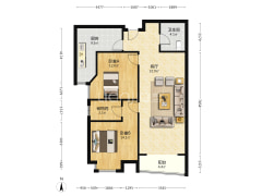 楼层好 视野开阔  采光充足  配套完善-涿州君临天下御景园户型图