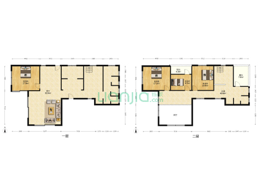 中梁独墅御湖 4室1厅0卫 214平方