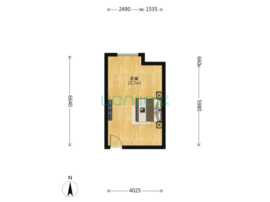 台昆国际商墅 1室0厅0卫 38平方
