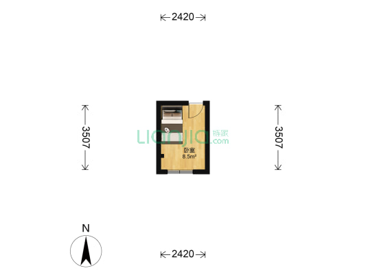 秋水览山 1室0厅0卫 43平方
