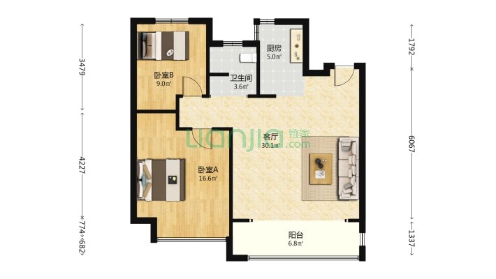 戴戈庄社区峨眉山路1398号二手房实景图