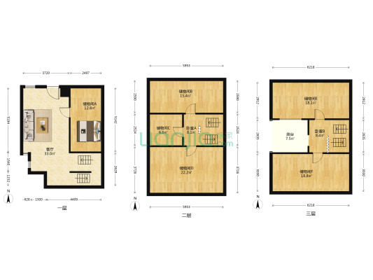 倚林佳园 2室1厅0卫 212平方