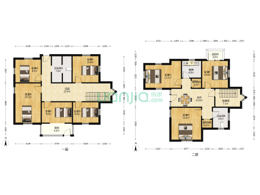 绿梅别墅(别墅) 8室1厅2卫 190平方