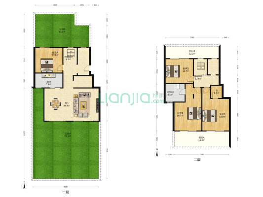 云缦 4室1厅1卫 151平方