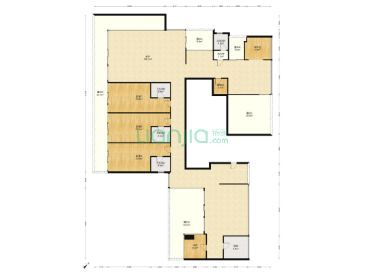 城中四季 4室1厅4卫 445平方