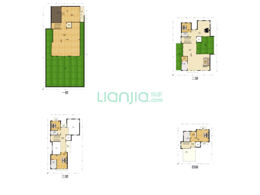 招商华侨城曦城五期 4室2厅4卫 387平方
