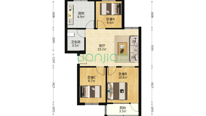 新城市二手房实景图