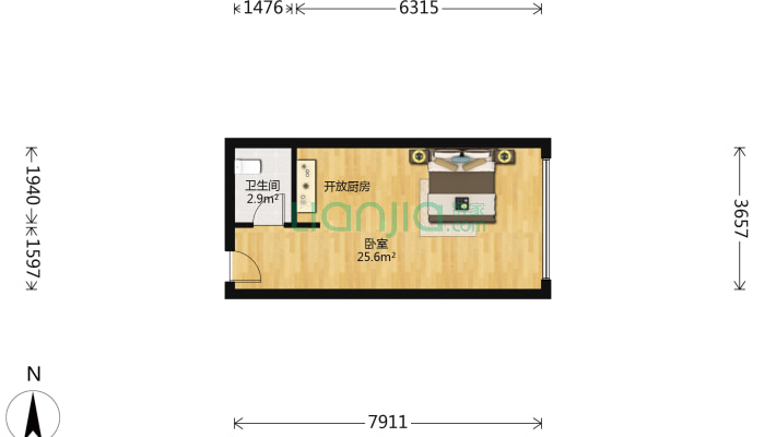 和扬紫晶广场二手房实景图