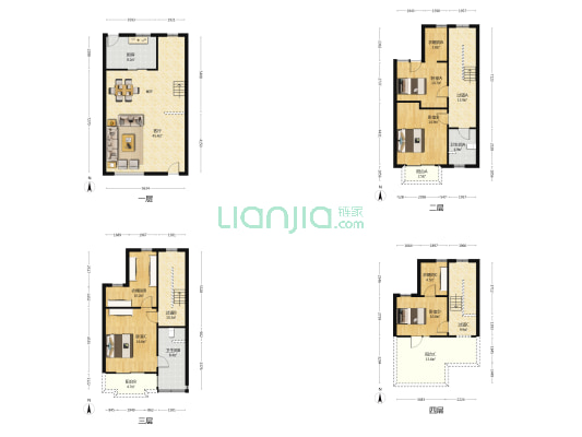 碧桂园威尼斯城翠漾花岸 4室1厅2卫 198平方