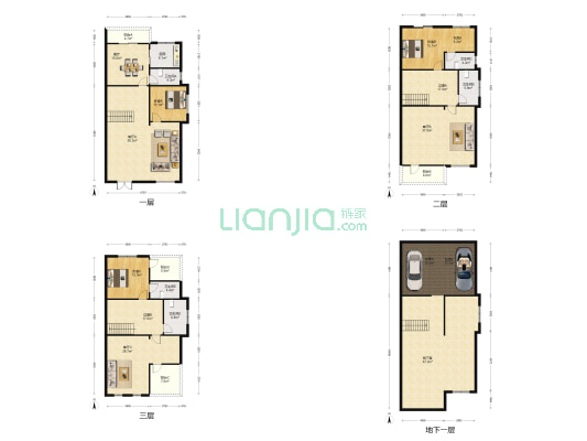 南江易墅 4室4厅5卫 414平方