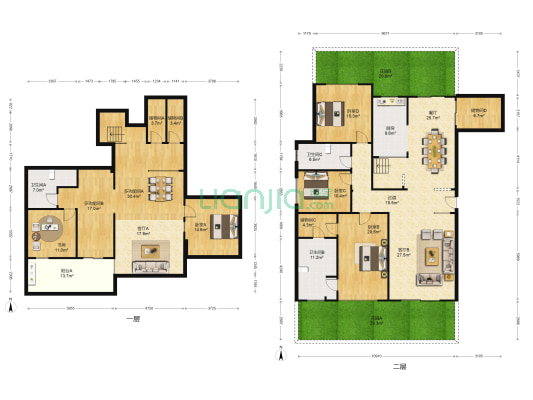 翠湖花园 7室3厅3卫 293平方