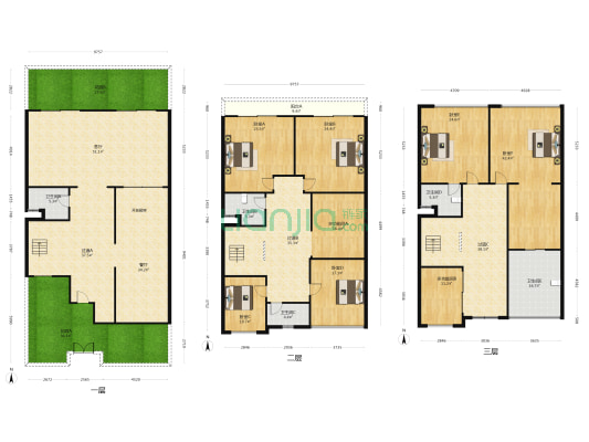 万科棠樾三期怀山馆 8室2厅5卫 194平方