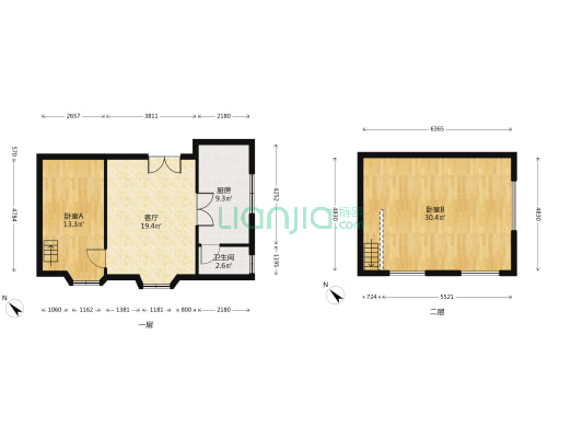 兰陵路58号 2室1厅1卫 74平方