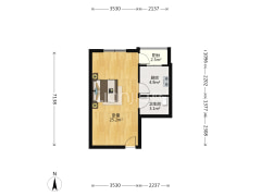 经典一居室.户型端正.采光好.视野宽阔-涿州天保绿城户型图