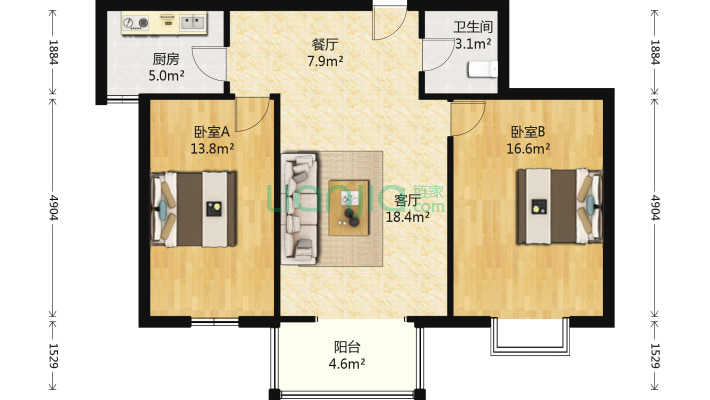 富景华庭二手房实景图