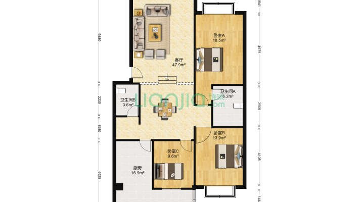 蜀兴苑二手房实景图