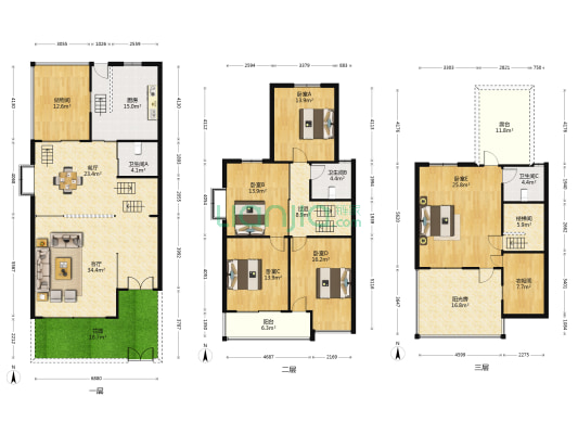 御水苑 5室2厅3卫 230平方