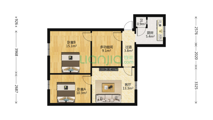 建设路9号二手房实景图