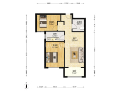 楼层好，中间楼层，视野宽阔，采光充足-涿州K2狮子城北区户型图