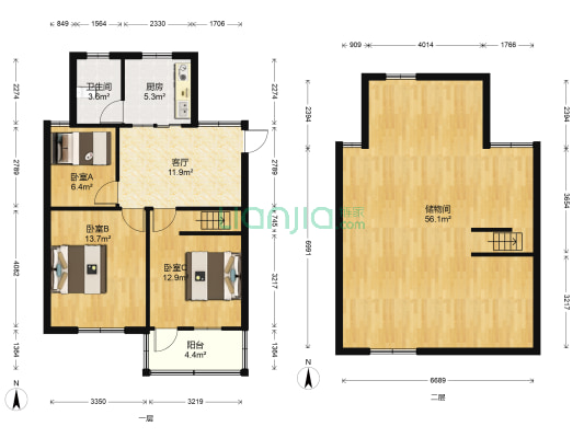 直路新村 3室1厅1卫 70平方