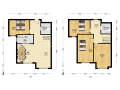 高铁旁 新干线 复式四室两厅两卫-涿州高铁新干线户型图