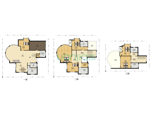 名都畔山美墅 6室2厅6卫 345平方