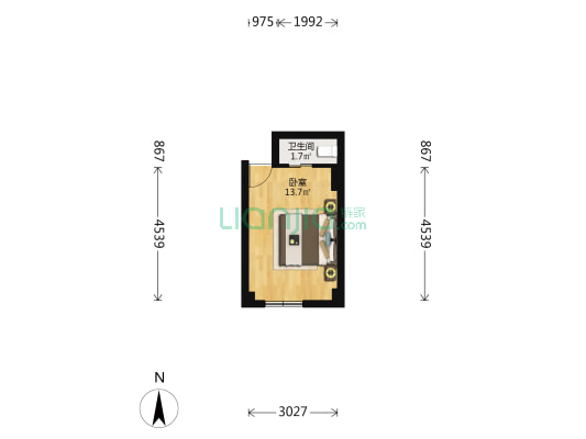 金榜阁 1室0厅1卫 120平方