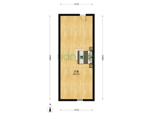金湾畔大厦 1室0厅0卫 53平方
