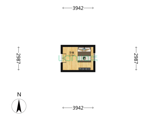 晓安胡同 1室0厅0卫 14平方
