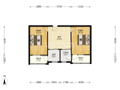 华丰小区 2室1厅 南-涿州华丰小区户型图