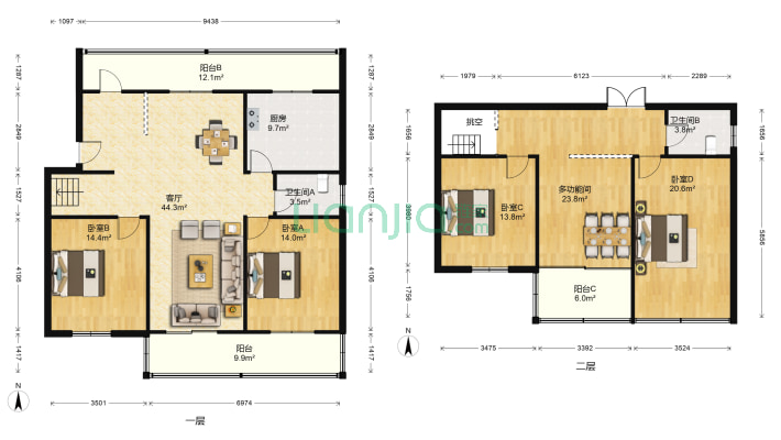 建业公寓二手房实景图