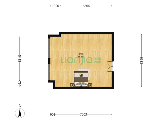 蓝城湖畔雲境 1室0厅0卫 76平方
