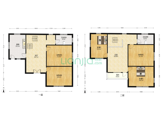 湖湾路 2室1厅2卫 223平方