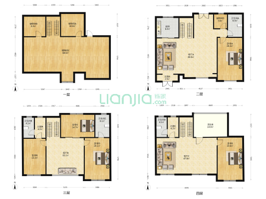 铭洲原墅 5室3厅4卫 308平方