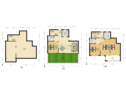 名望雅苑 3室1厅3卫 179平方