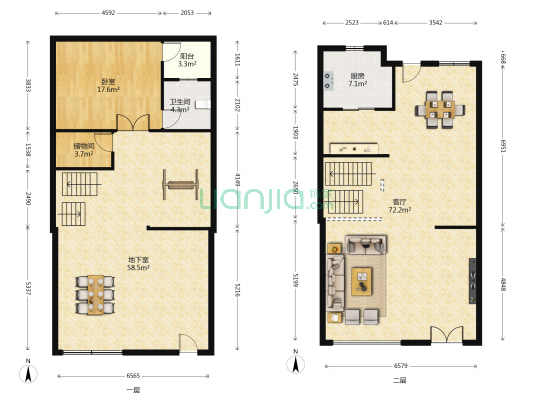 仁恒海和院 1室1厅1卫 304平方