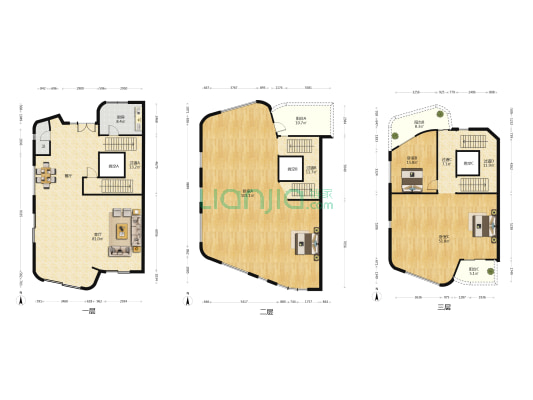 创新方汇盈文化公馆 3室1厅1卫 474平方