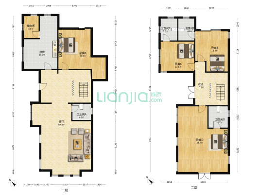 碧桂园海昌南山澜 4室1厅4卫 310平方