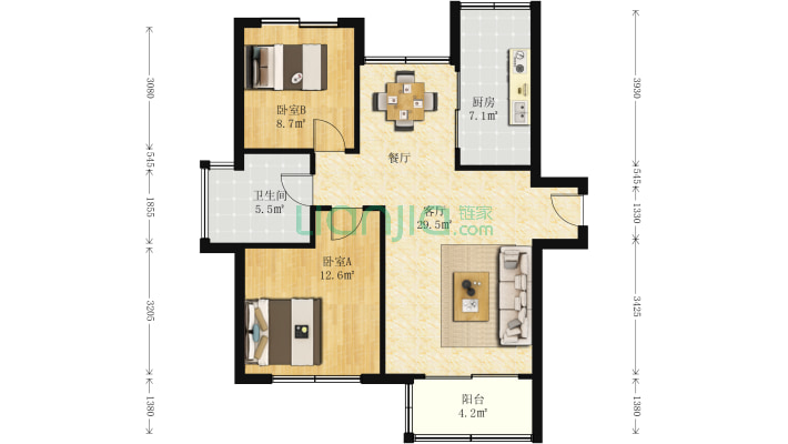 海洋城L二手房实景图