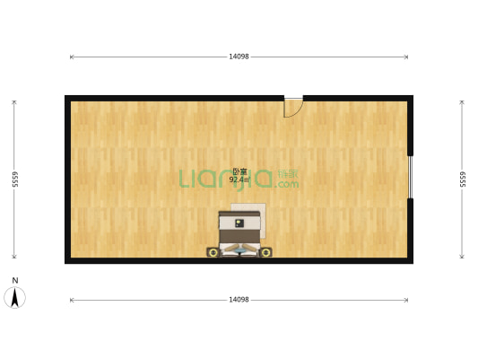 凤祥小区 1室0厅0卫 97平方