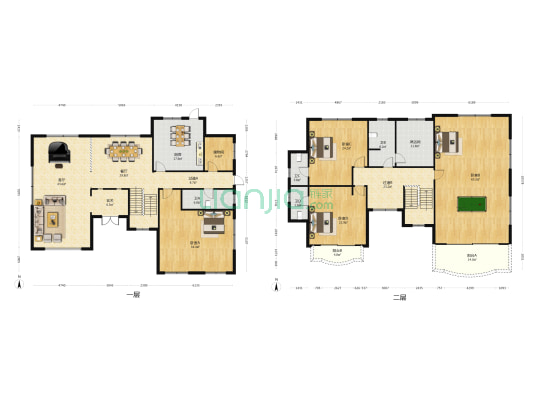 珠海高尔夫山庄C区 4室2厅5卫 448平方