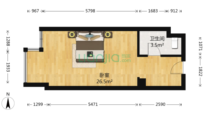 金昌大厦二手房实景图