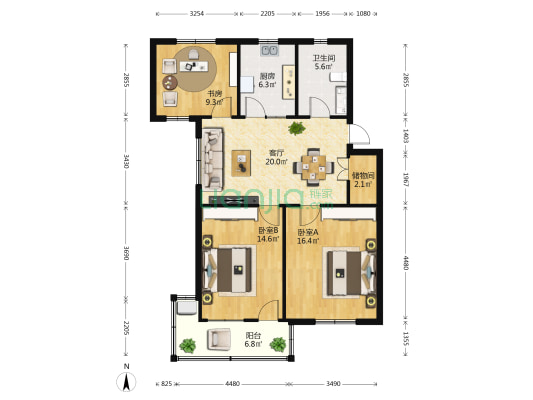 薛家弄51号 3室1厅1卫 97平方