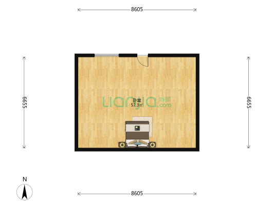 佳兆业君汇公馆 1室0厅0卫 65平方