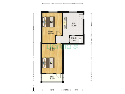 虎丘路新村 2室0厅1卫 56平方