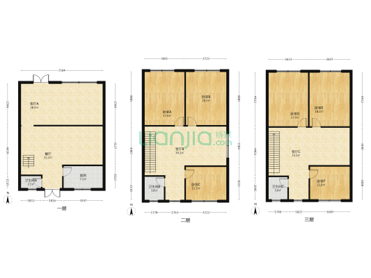 五一路 6室4厅3卫 335平方