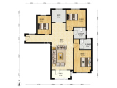 新社区小区环境好，园林式绿化，人车分流，配套齐全。-涿州香邑溪谷上园户型图