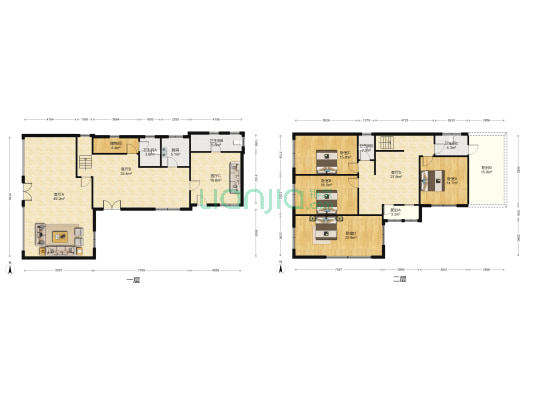 银杏路29号 4室4厅4卫 243平方