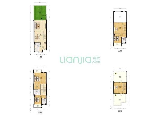 彩叠园二期 5室1厅3卫 260平方